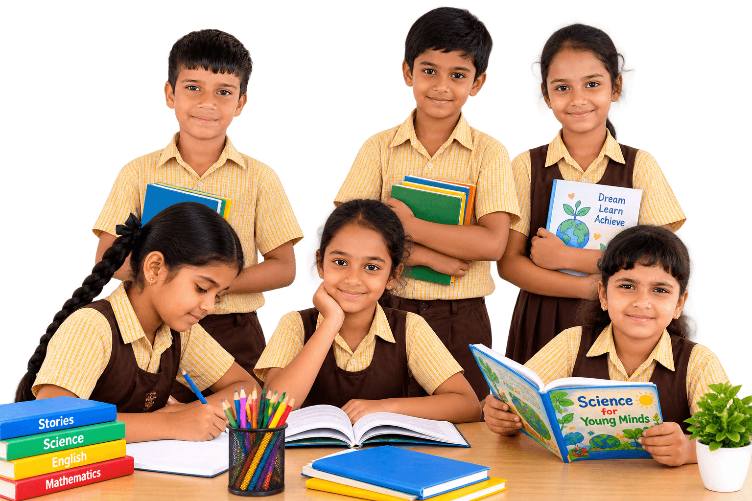 Students of ICM Jubilee English Medium School